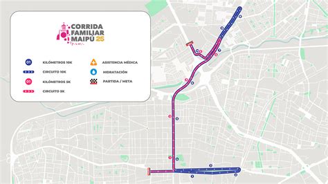 Mapa recorrido Corrida Familiar San Miguel 5K