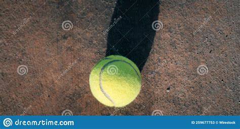 vista acercada de pelota de tenis