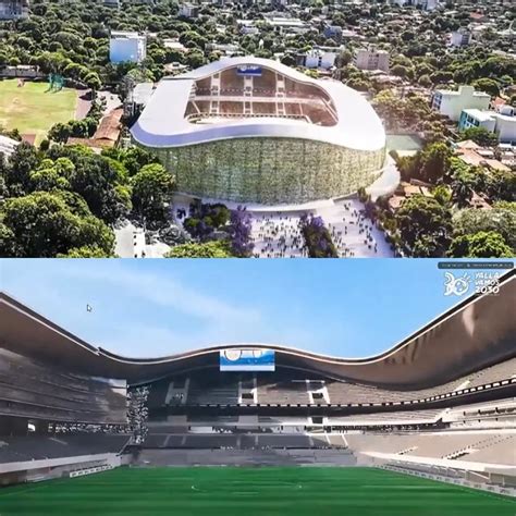 Estadio de Olimpia diseño arquitectónico