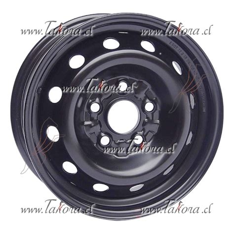 Llanta de fierro aro 13 cinco pernos Hyundai Porter