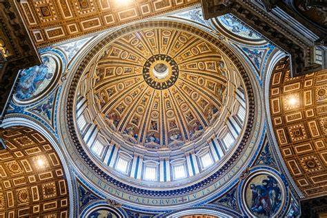 Cúpula de la Basílica de San Pedro interior
