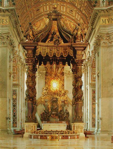 Baldaquino de Bernini altar mayor