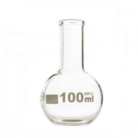 Balón de fondo plano borosilicato 100 ml