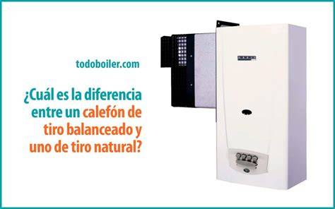 Esquema de calefón tiro natural y ducto