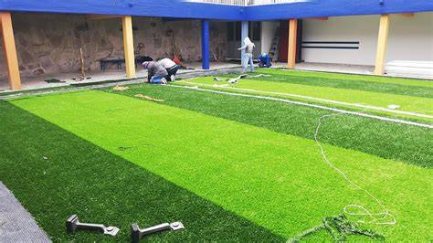 instalación de cancha de pasto sintético