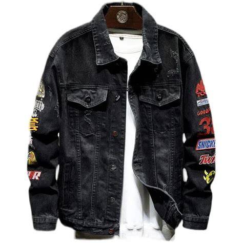 Chaqueta de mezclilla estilo béisbol
