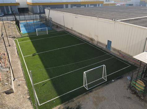 Cancha de futbolito iluminada en Coquimbo
