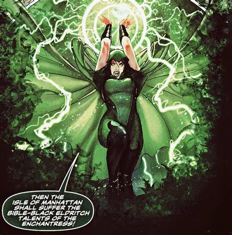 June Moone se transforma en Enchantress