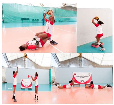 Ejercicios de fuerza y salto en voleibol