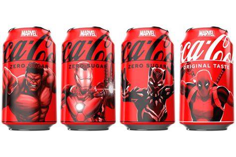 latas Coca-Cola Marvel The Heroes