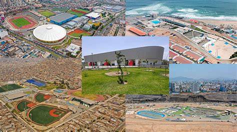 Mapa de recintos deportivos en San Bernardo