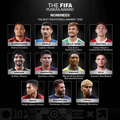 Diez goles candidatos al Premio Puskás