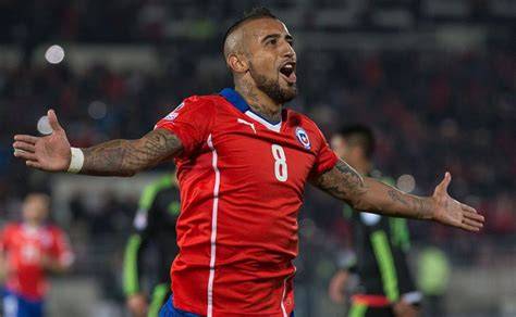 Arturo Vidal con la selección chilena