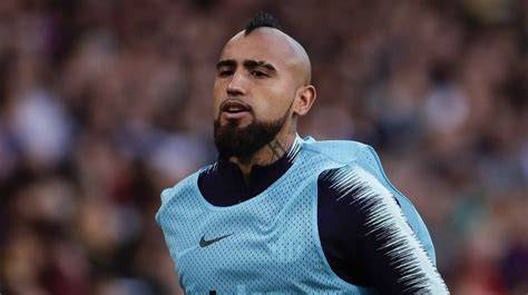 Mapa de calor de Arturo Vidal ante Levante