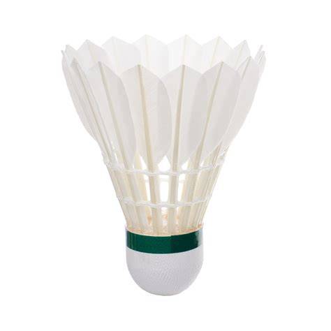 Volante de bádminton con plumas picadas