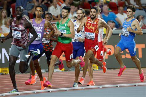 Semifinal masculina de 800 metros atletismo