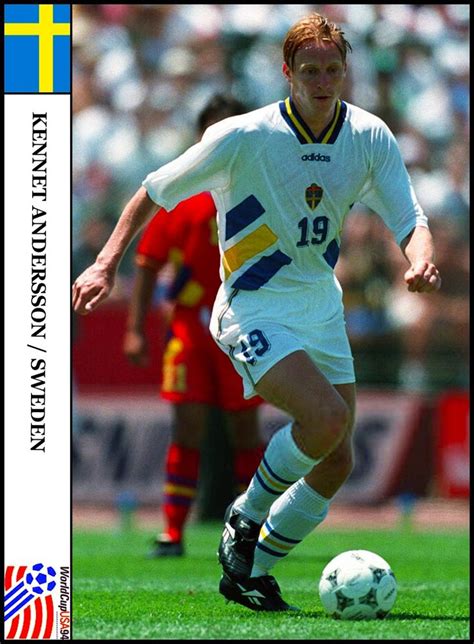 Retrato de Kennet Andersson futbolista sueco