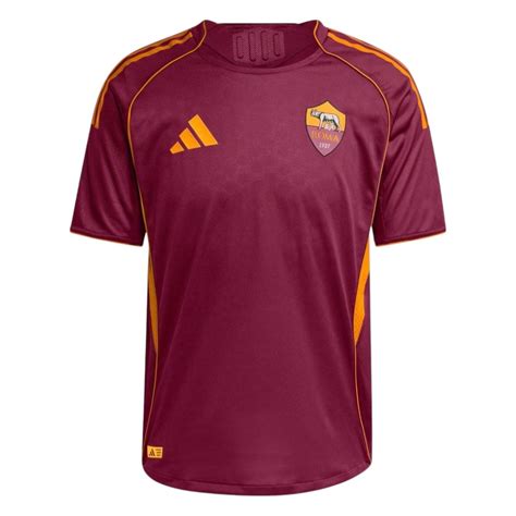camiseta roja clásica de la AS Roma