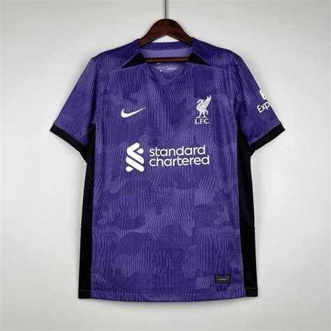 Camiseta gris violeta del Liverpool PES 2019