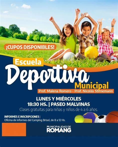 Niños y niñas en escuela deportiva