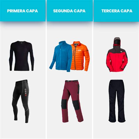 Capas de ropa para trekking femenino