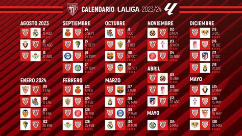 Calendario de partidos de fútbol