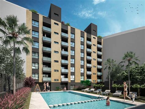 Edificio residencial con piscina en San Miguel