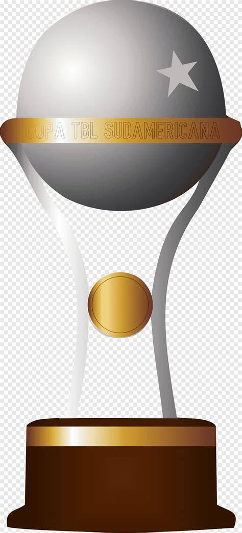 Trofeo y logo de la Copa Sudamericana