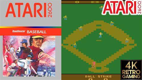 Baseball Atari 800 pantalla juego