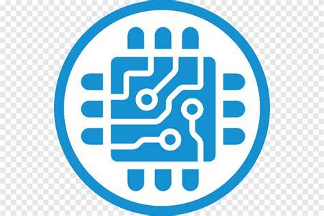 Iconos de circuitos y tecnología electrónica
