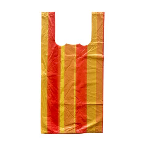 camiseta rayada roja amarilla azul