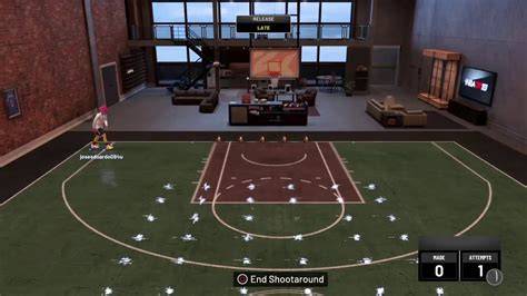 Entrenamiento de tiro en NBA 2K19