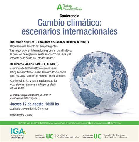 Conferencia internacional sobre cambio climático
