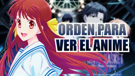 orden cronológico del anime Fruits Basket