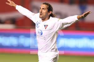 Gerardo Pelusso durante su etapa en Liga de Quito