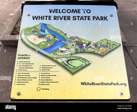 Mapa de White River State Park