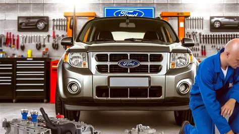 Ford Escape en banco de alineación