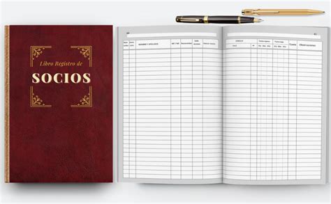 Libro de socios físico y digital