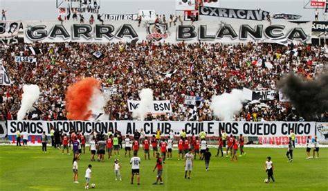 Sector de la Garra Blanca en el Estadio Monumental
