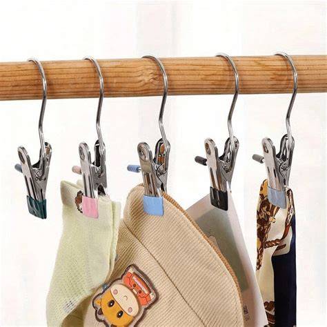 Perchas con ligas para sujetar ropa
