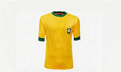 Camiseta amarilla de Brasil en México 1970