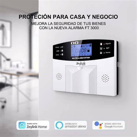 alarma para negocio con sensores y cámara