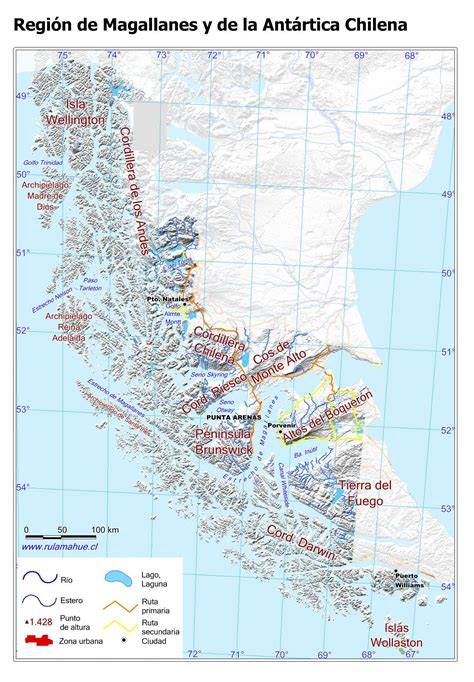 Mapa de celebraciones de Chile Arica Magallanes