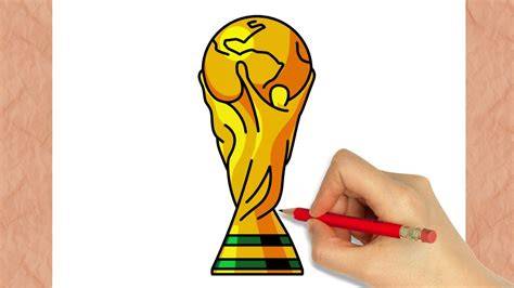 trofeo de la Copa Mundial para dibujar