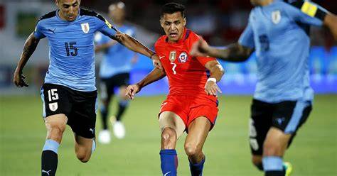 Chile contra Uruguay en Estadio Nacional