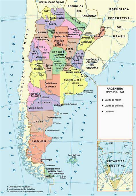 Mapa del recorrido de Argentina en la VNL