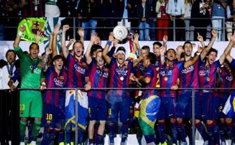 Barcelona celebra triplete en Berlín 2015