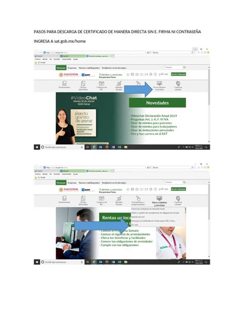 Descarga de certificado de becas en línea