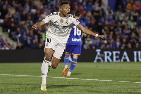 Mbappé celebra gol contra Getafe