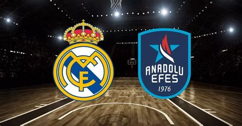 Marcador Real Madrid Anadolu Efes 82-71